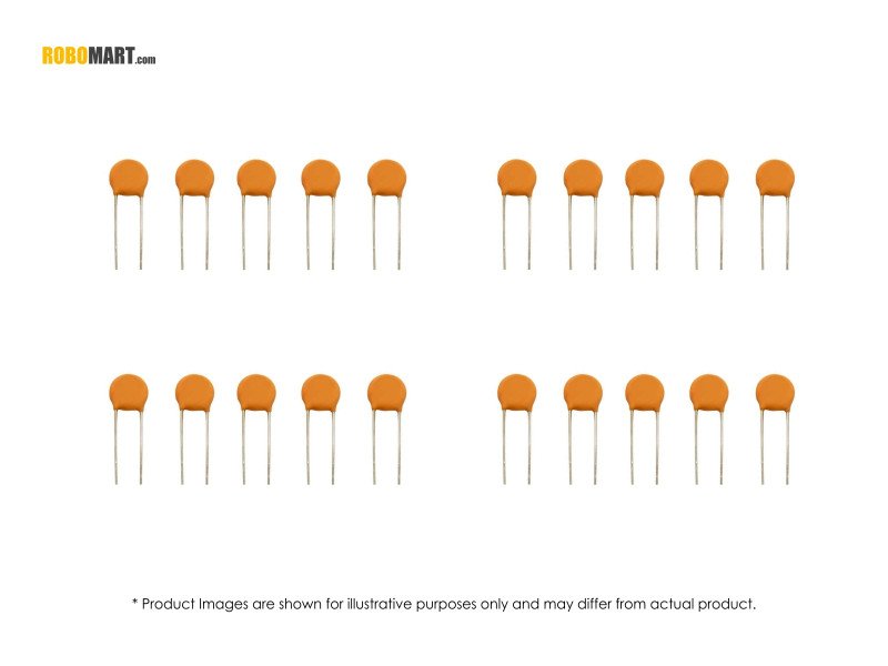 6800pF/6.8nF/0.0068uf 682 Ceramic Capacitor (Pack of 20)