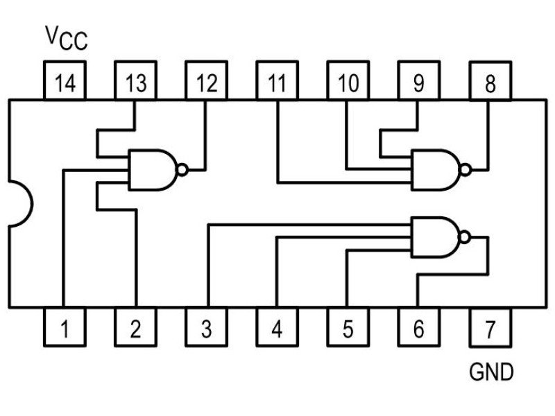 74LS10 Triple-3-Input NAND Gate