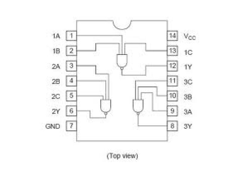 74LS12 Triple 3-Input Positive NAND Gates With Collector Outputs