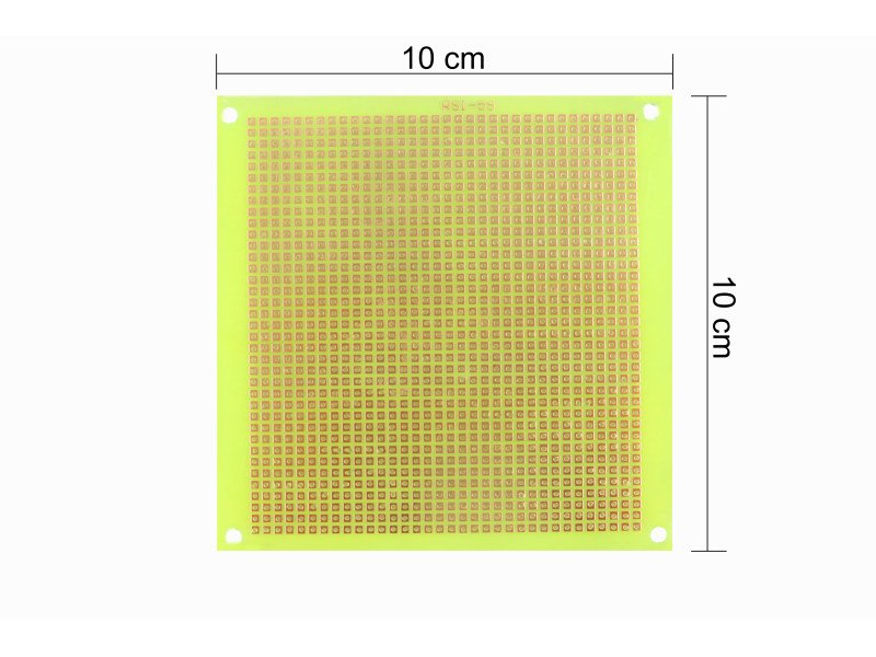 10 x 10 cm Universal Single Sided PCB Prototype Board 2.54mm Pitch Hole