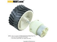 150 RPM Center Shaft Metal Gear Motor 