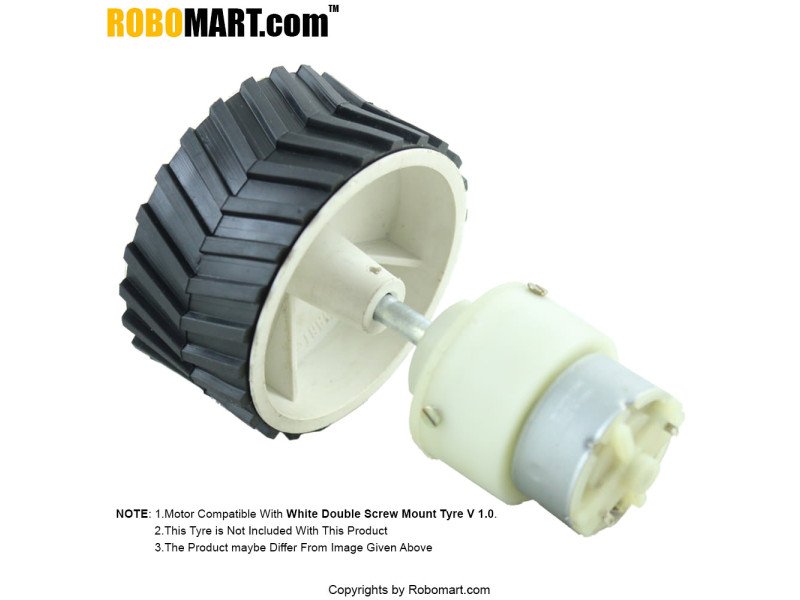 150 RPM Center Shaft Metal Gear Motor 