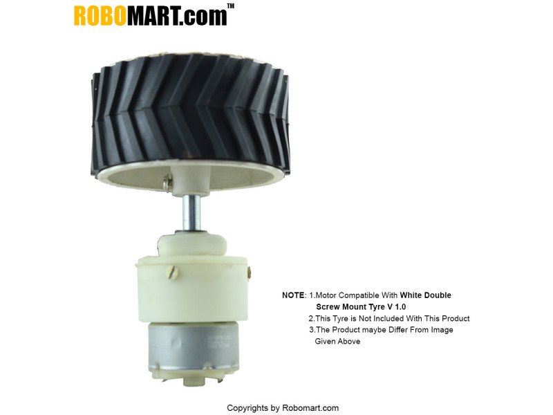 150 RPM Center Shaft Metal Gear Motor 