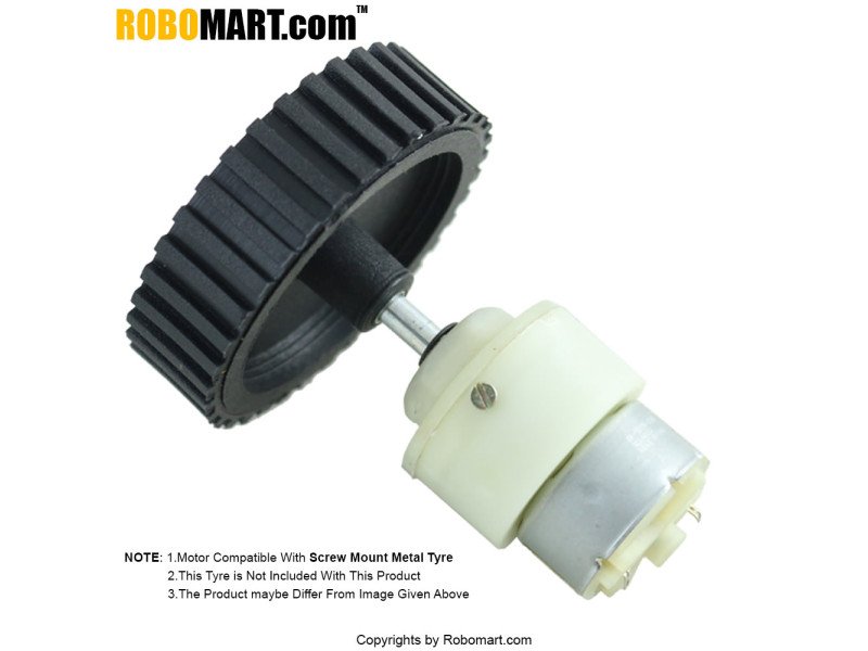 150 RPM Center Shaft Metal Gear Motor 