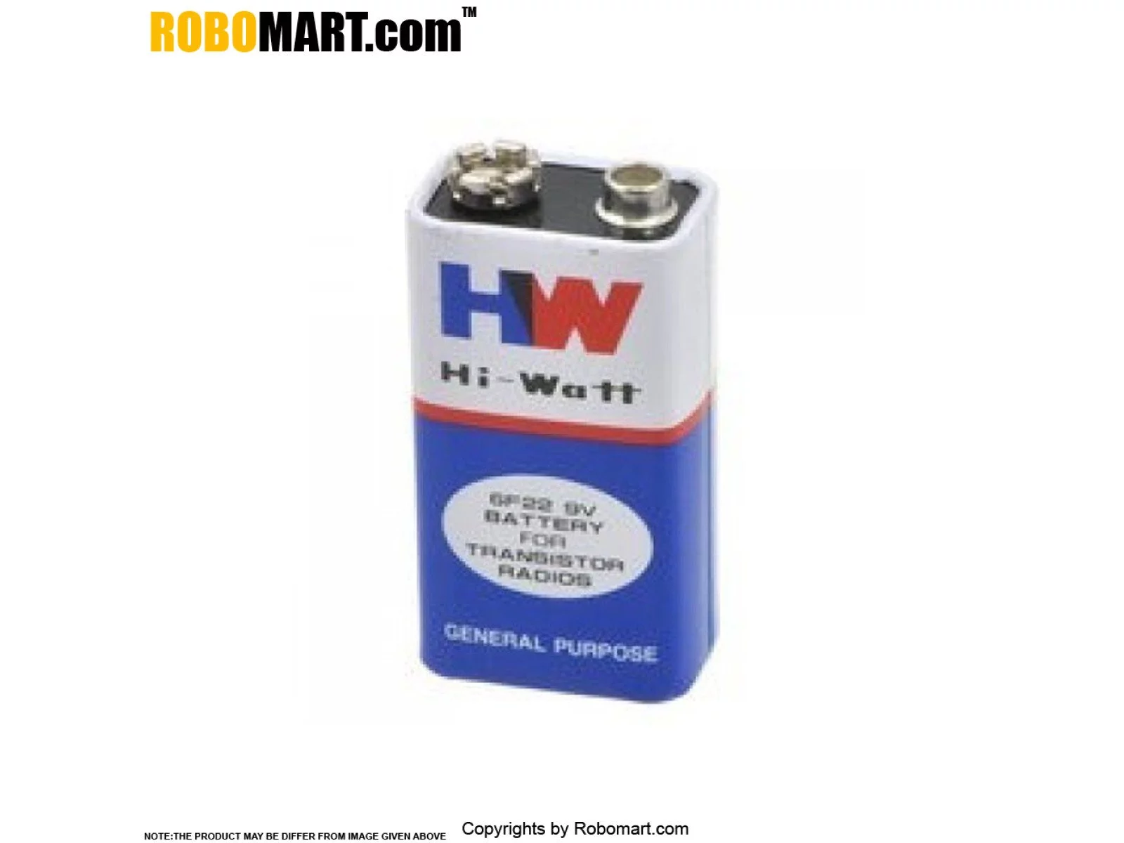 HW 9 Volt Battery