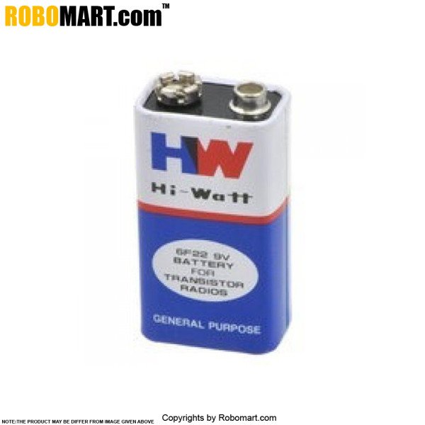 9V Battery HW/Hi-watt