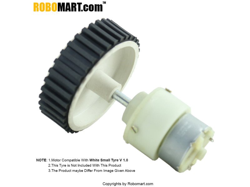 100 RPM Center Shaft Metal Gear DC Motor 