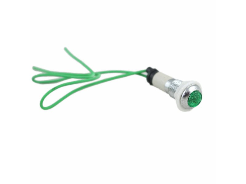 Led Indicator With Plastic Casing Green 2Pcs