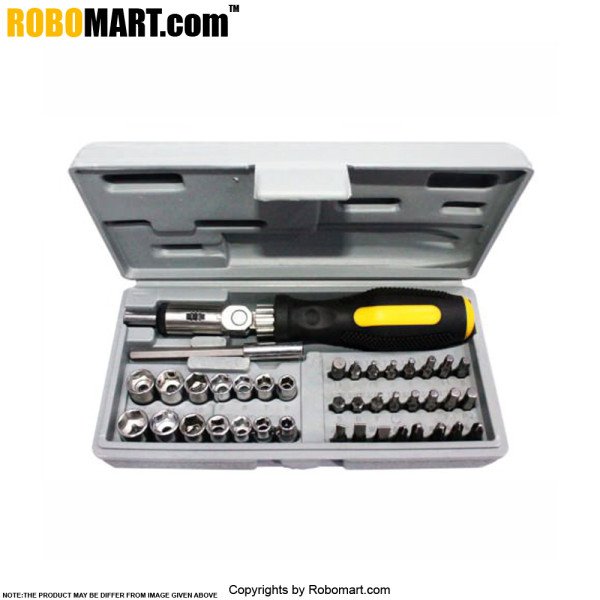 41 pc. Combination Tool Set with Bits and Sockets