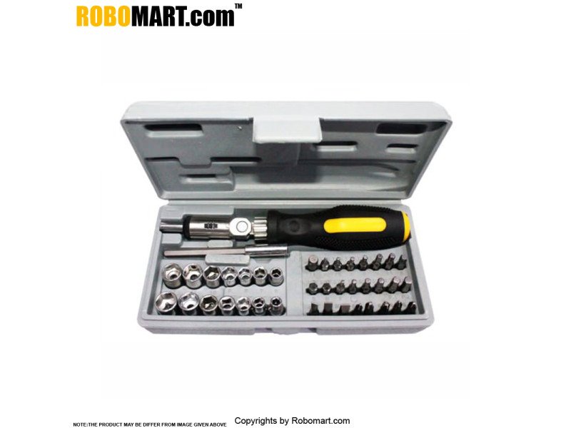 41 pc. Combination Tool Set with Bits and Sockets