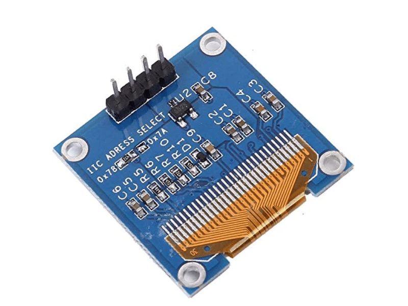 0.96 inch 128x64 4 Pin OLED Display Module Blue