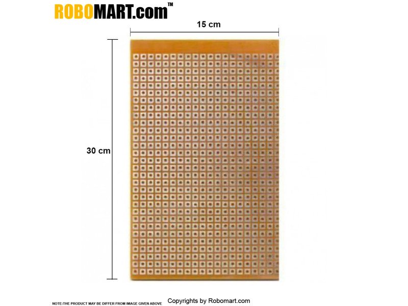 15 x 30 cm Universal Single Sided PCB Prototype Board 2.54mm Pitch Hole