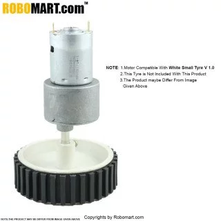 Buy 1000 RPM Johnson Gear DC Motor 12V Online At Best Price - Robomart