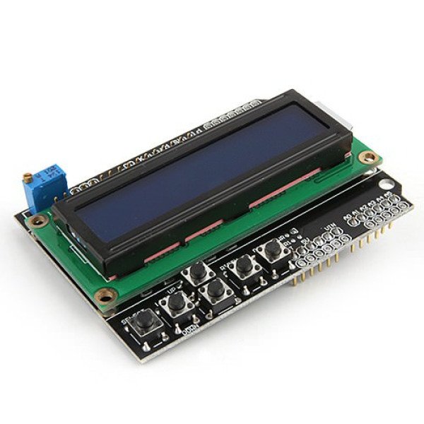 Arduino Character LCD 1602 With Keypad Shield