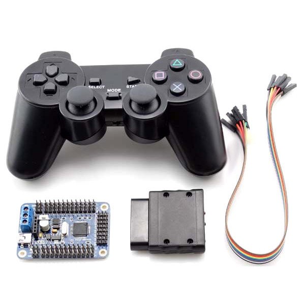 Wireless PS/2 Controller With 32 channel Servo Motor Driver for Arduino/Raspberry-Pi/Robotics