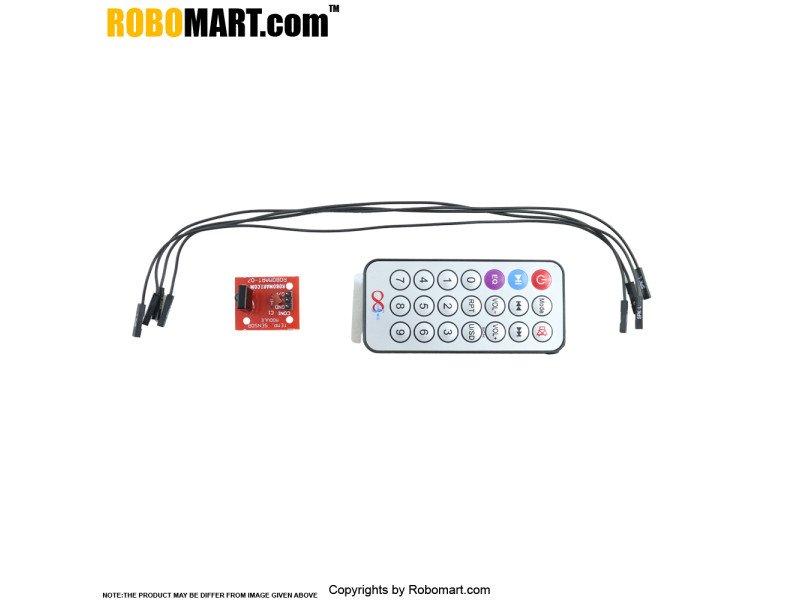 Infrared Remote Control MCU Module with Receiver Head HX1838 & NEC Coded Infrared Remote Control 