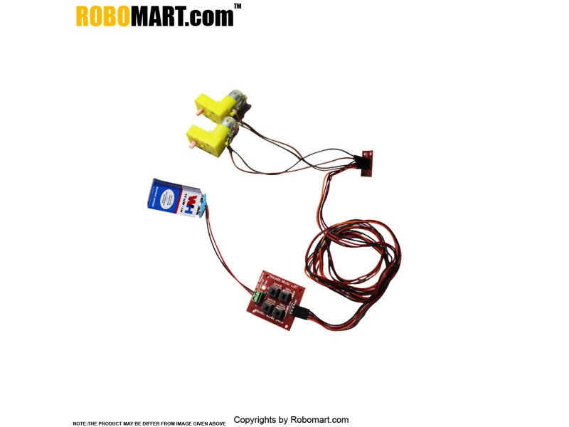 2 Channel Wired Remote Control Kit With BO Motor