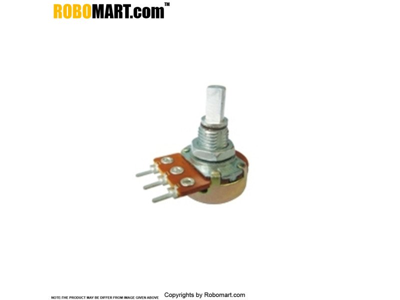 50K Ohm Linear Rotary Potentiometer 2Pcs