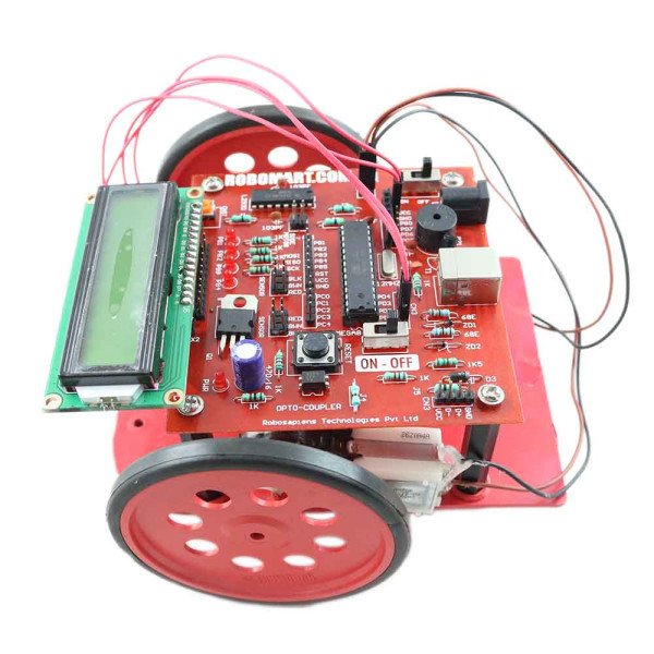 Atmega 8 based Bluetooth (HC 05) Controlled Robot