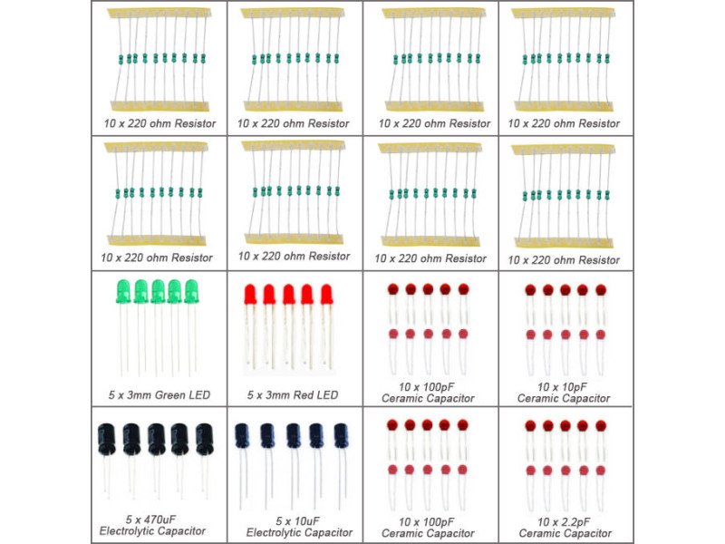 20 in 1 Basic Electronic Component Mixed Pack