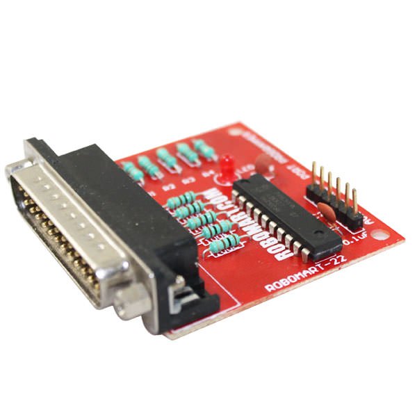 AVR Parallel Port Programmer for Arduino/Raspberry-Pi/Robotics