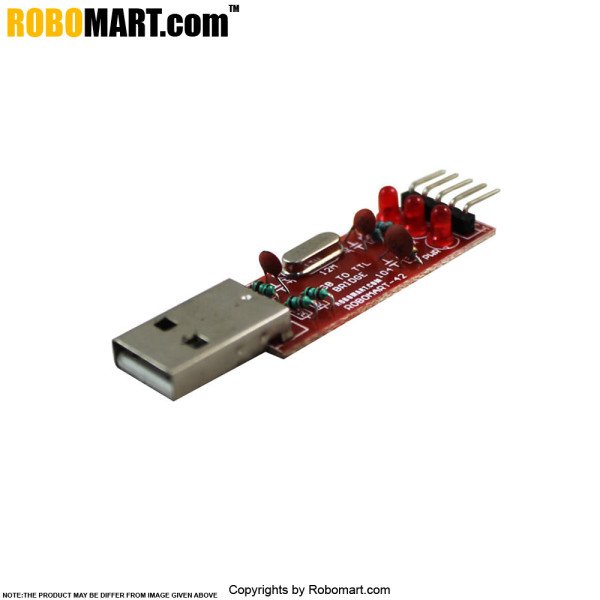 Robomart USB To TTL Bridge Converter for Arduino/Raspberry-Pi/Robotics