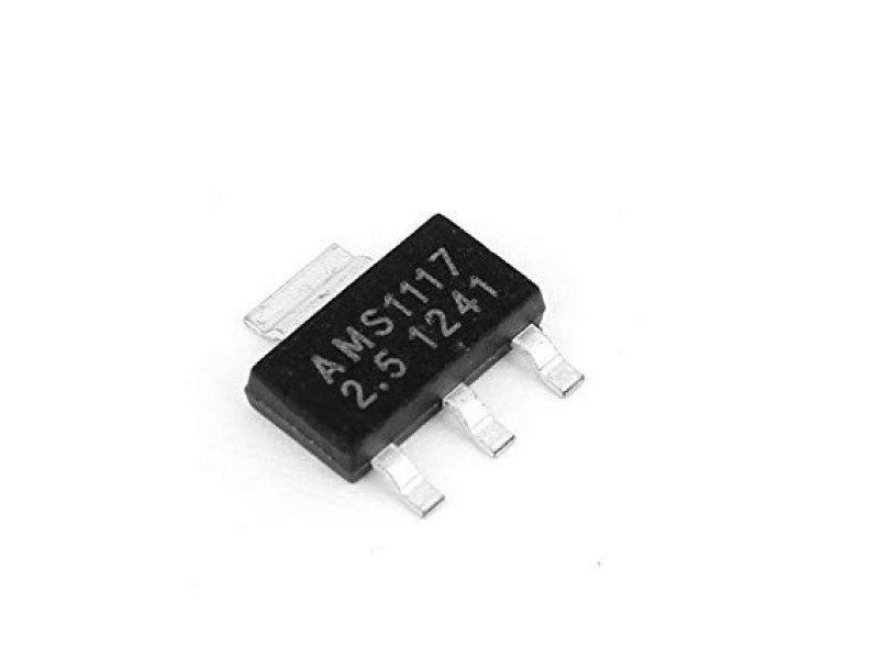 AMS1117-2.5V, 1A, SOT-223 Voltage Regulator IC (Pack of 5 ICs)