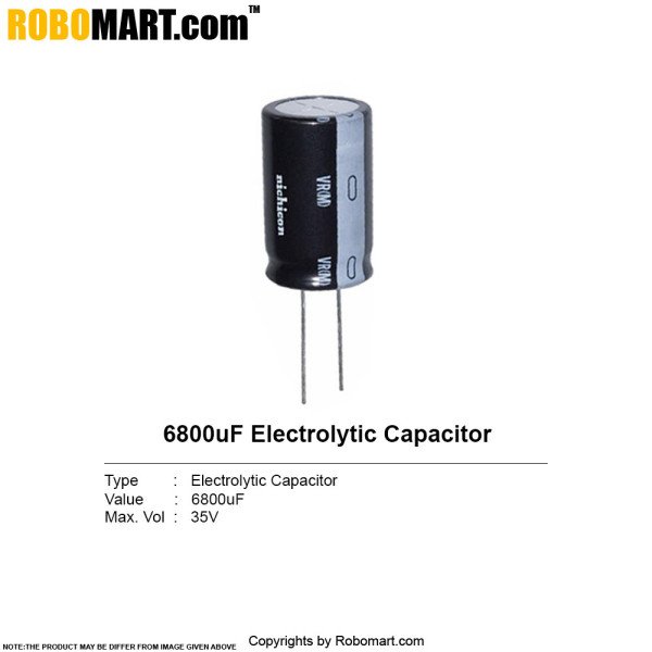 6800µF 35v Electrolytic Capacitor