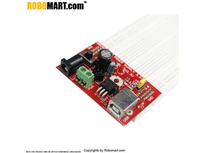 Breadboard Power Supply Module 3.3V/5V Without Breadboard