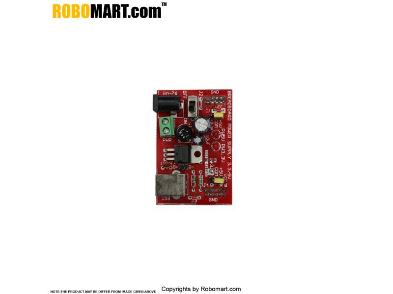 Breadboard Power Supply Module 3.3V/5V Without Breadboard