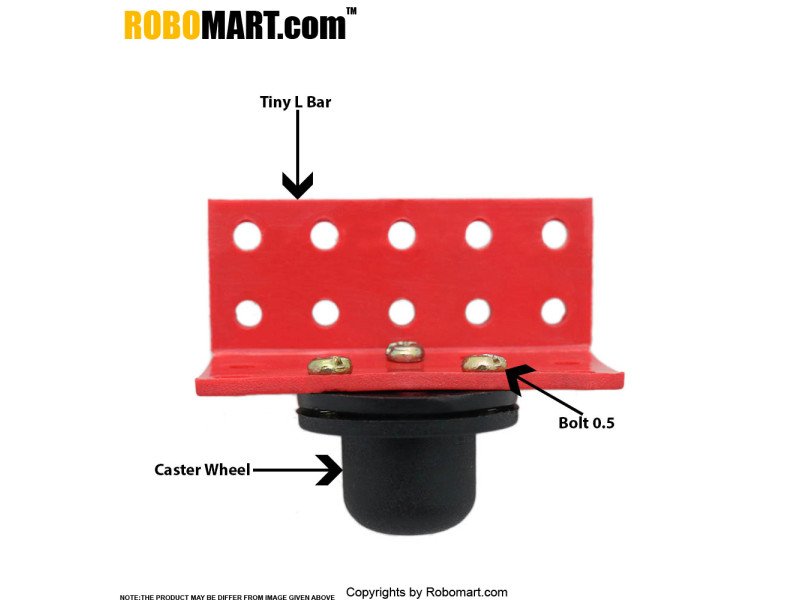 L Caster Wheel Clamp for iMechano/Mechanzo