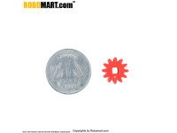 Multipurpose 1.5 CM Plastic Robot Gear for iMechano/Mechanzo (Red) Pack of 5