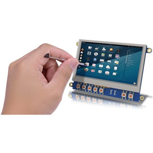 4.3 Inch LCD Touch Display Cape for BeagleBone Black by 4D Systems