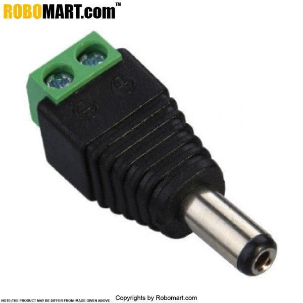 DC Jack/Pin to Screw Terminal Connector