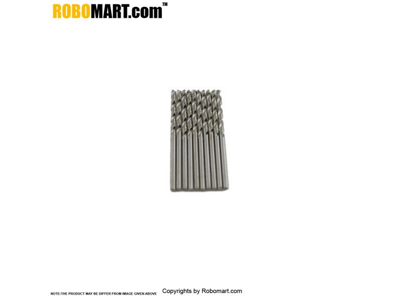 5/64" (1.98mm) High Speed Steel (HSS) Twist Drill Bit (Pack of 10)