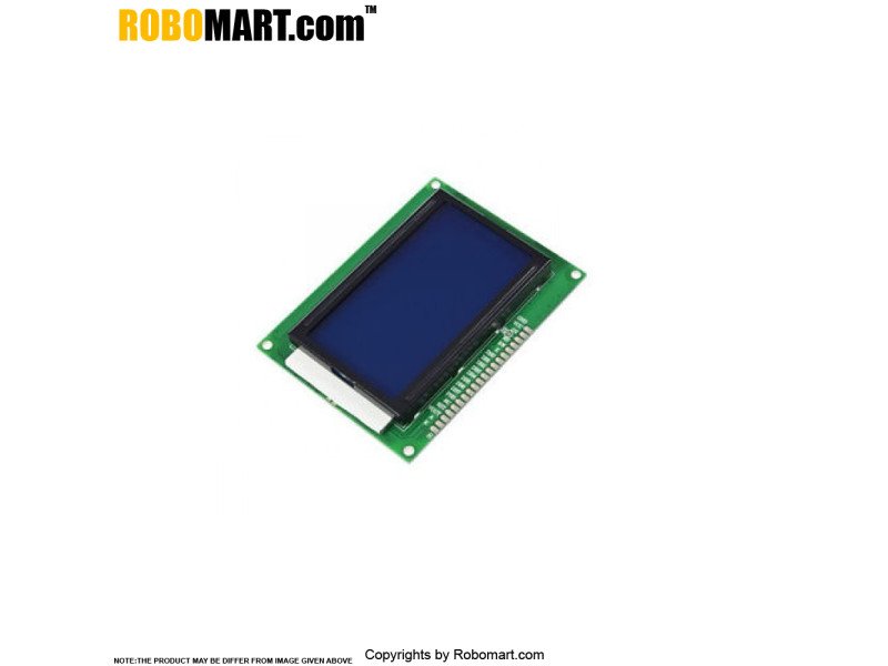 128X64 Graphical Blue LCD Display 