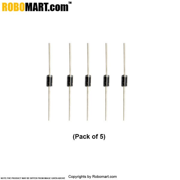 1N4001  50V  1A General Purpose Diode (Pack of 5)