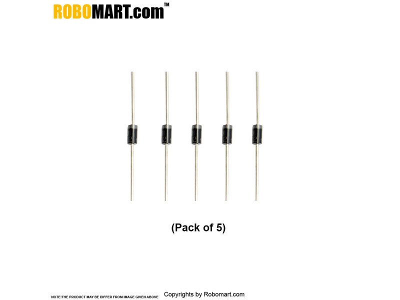 FR101 50V 1A Fast Recovery Diode (Pack of 5)