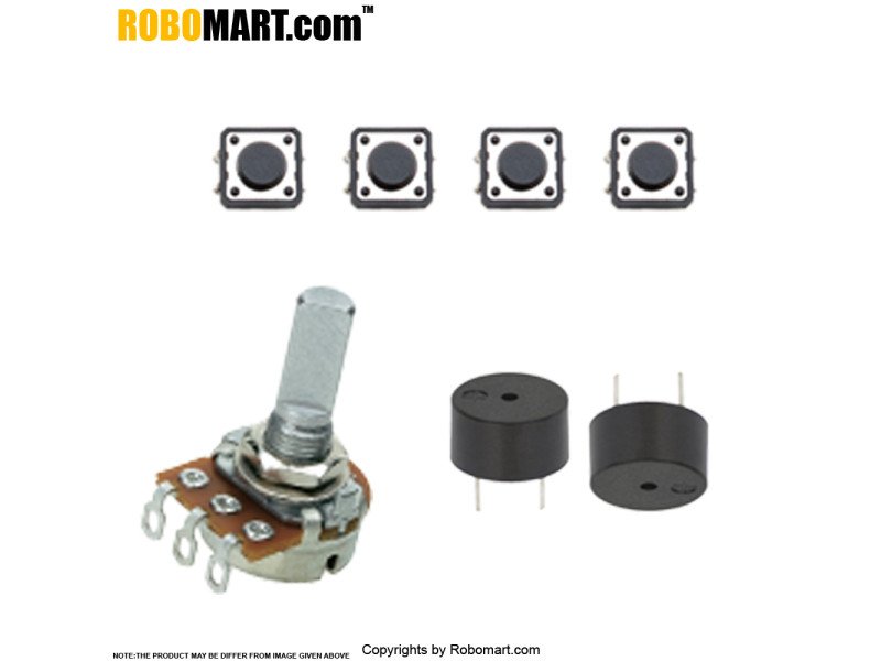 Robomart Arduino Uno R3 Keypad Kit With Basic Arduino Projects