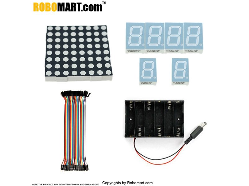 Robomart Arduino Uno R3 Keypad Kit With Basic Arduino Projects