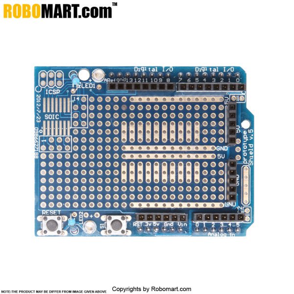 Mega 2560 R3 Prototype Shield Starter Kit With 17 Basic Arduino Projects