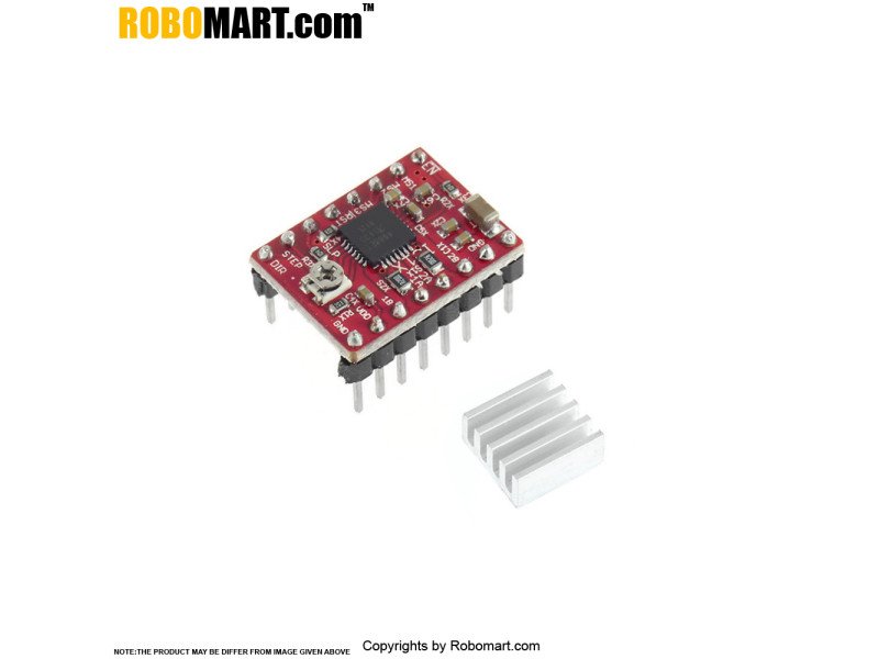 A4988 Stepper Motor Driver Module for 3D Printer Ramp CNC with Heat Shink