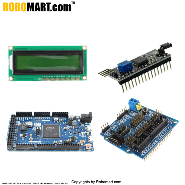 Arduino Due + Sensor V5 + IIC Module+ 1602LCD Display 