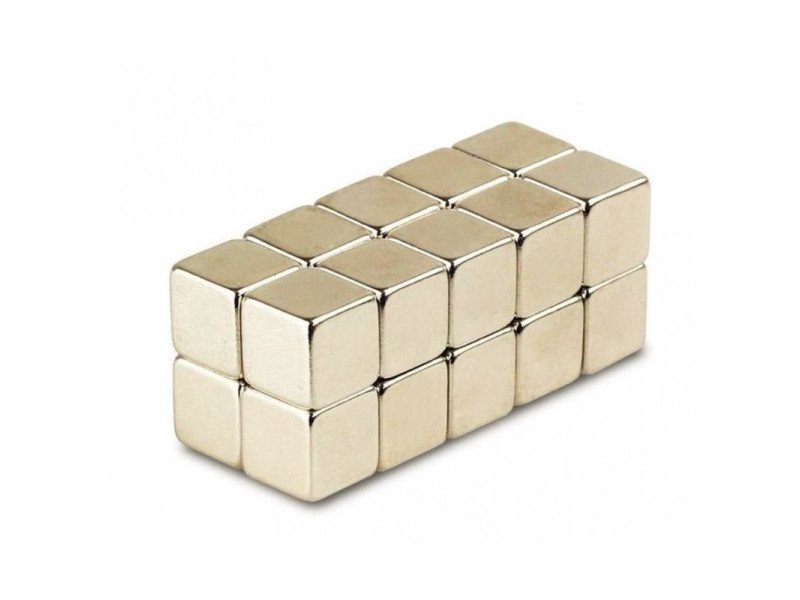 10mm x 10mm x 10mm (10x10x10 mm) Neodymium Block Magnet