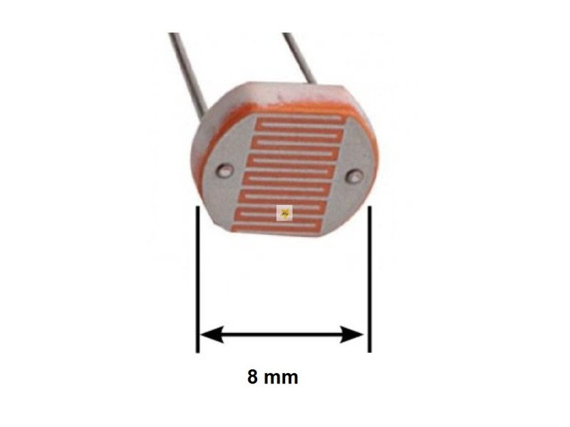 8 mm 10 K OhmLDR-Light Dependent Resistor