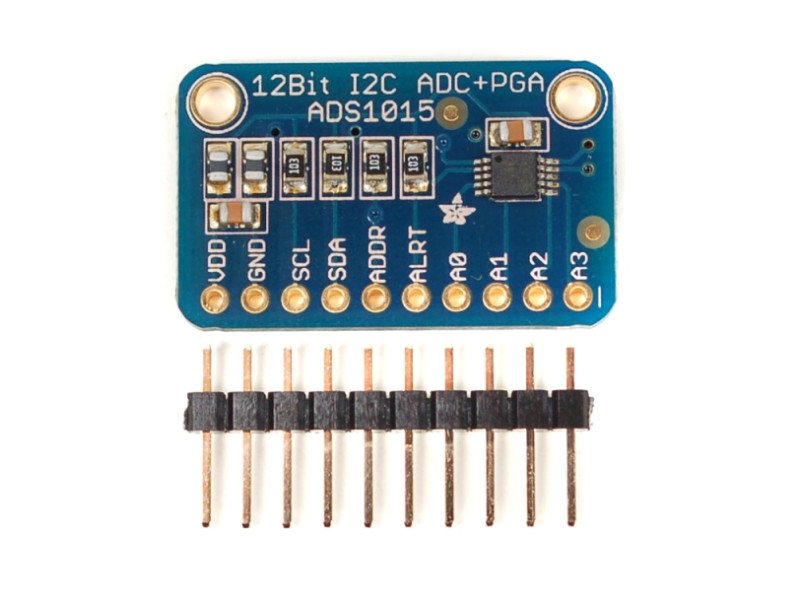 ADS1015 12-Bit ADC - 4 Channel with Programmable Gain Amplifier