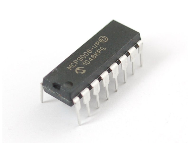 MCP3008 - 8-Channel 10-Bit ADC With SPI Interface