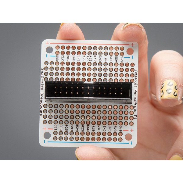 Adafruit Small-Size Perma-Proto Raspberry Pi Breadboard PCB Kit