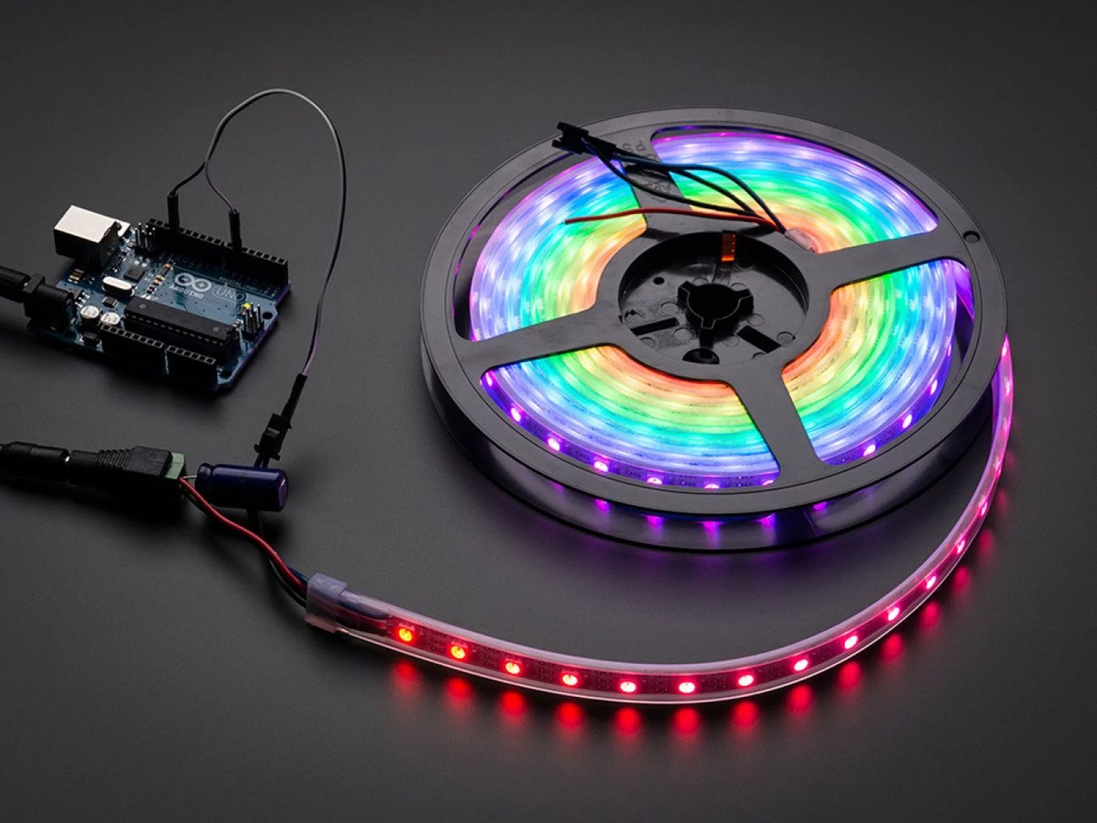 Adafruit Mini Skinny Neopixel Digital RGB LED Strip - 144 LED/m