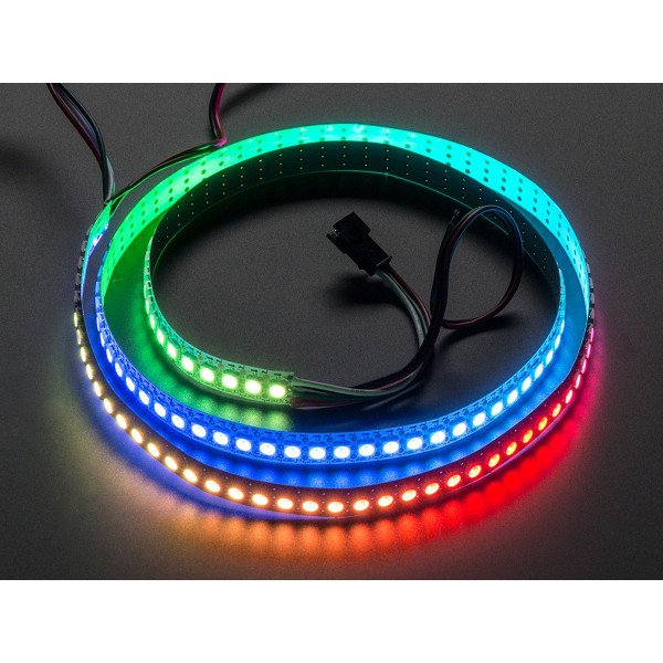 Adafruit NeoPixel Digital RGB LED Strip 144 LED - 1m Black - BLACK